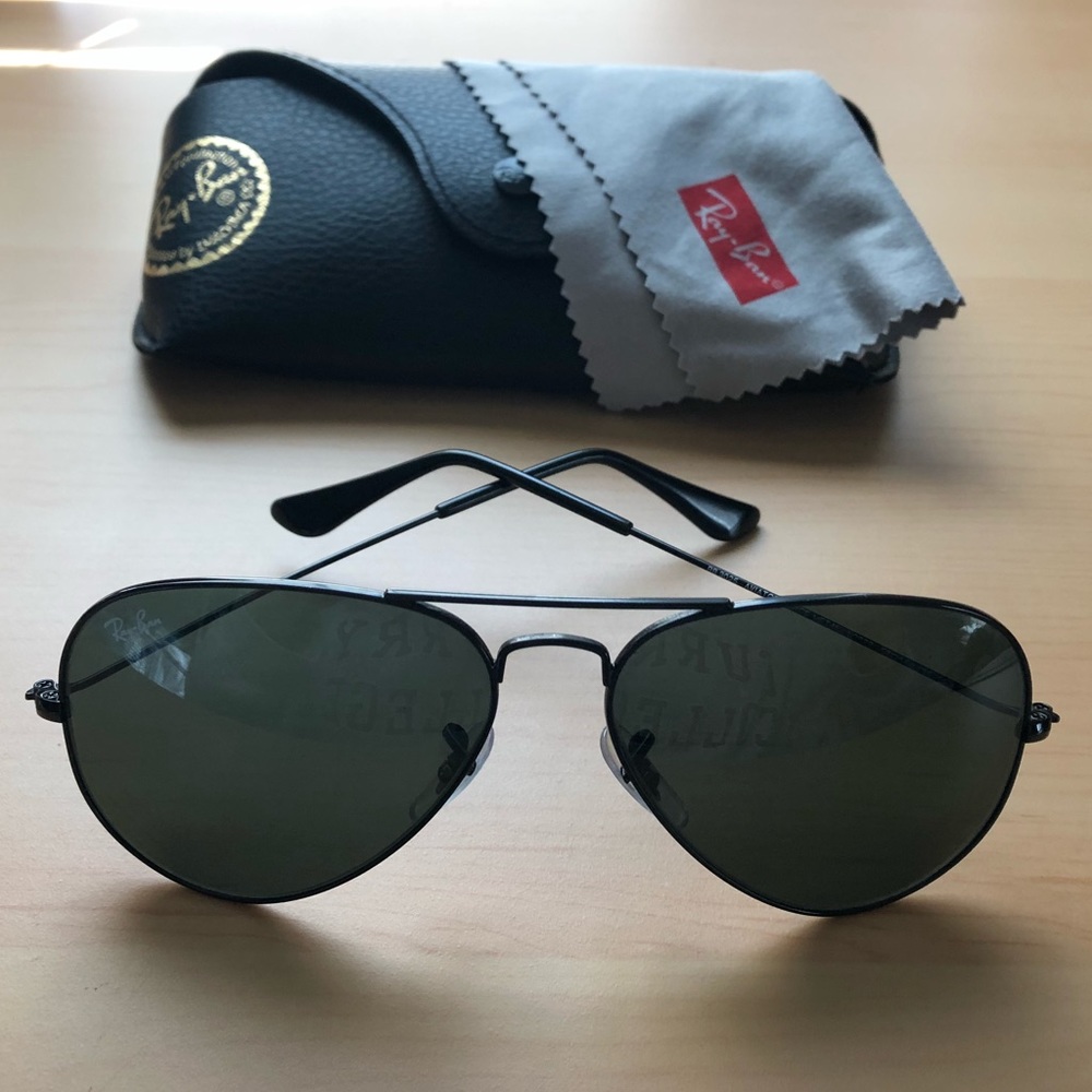 Ray-Ban Aviator Black Sunglasses